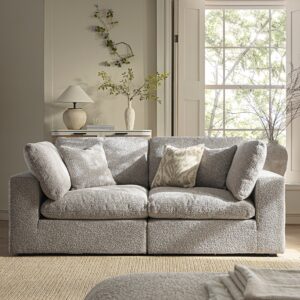 Alternative view of Lutyens Taupe Boucle Sectional Sofa, 2-Piece