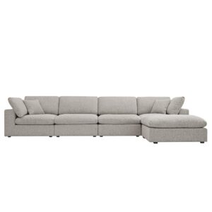 Alternative view of Lutyens Taupe Boucle Sectional Sofa, 4-Piece Chaise